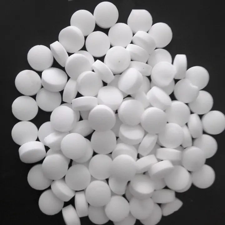 Water softener salt tablets and balls