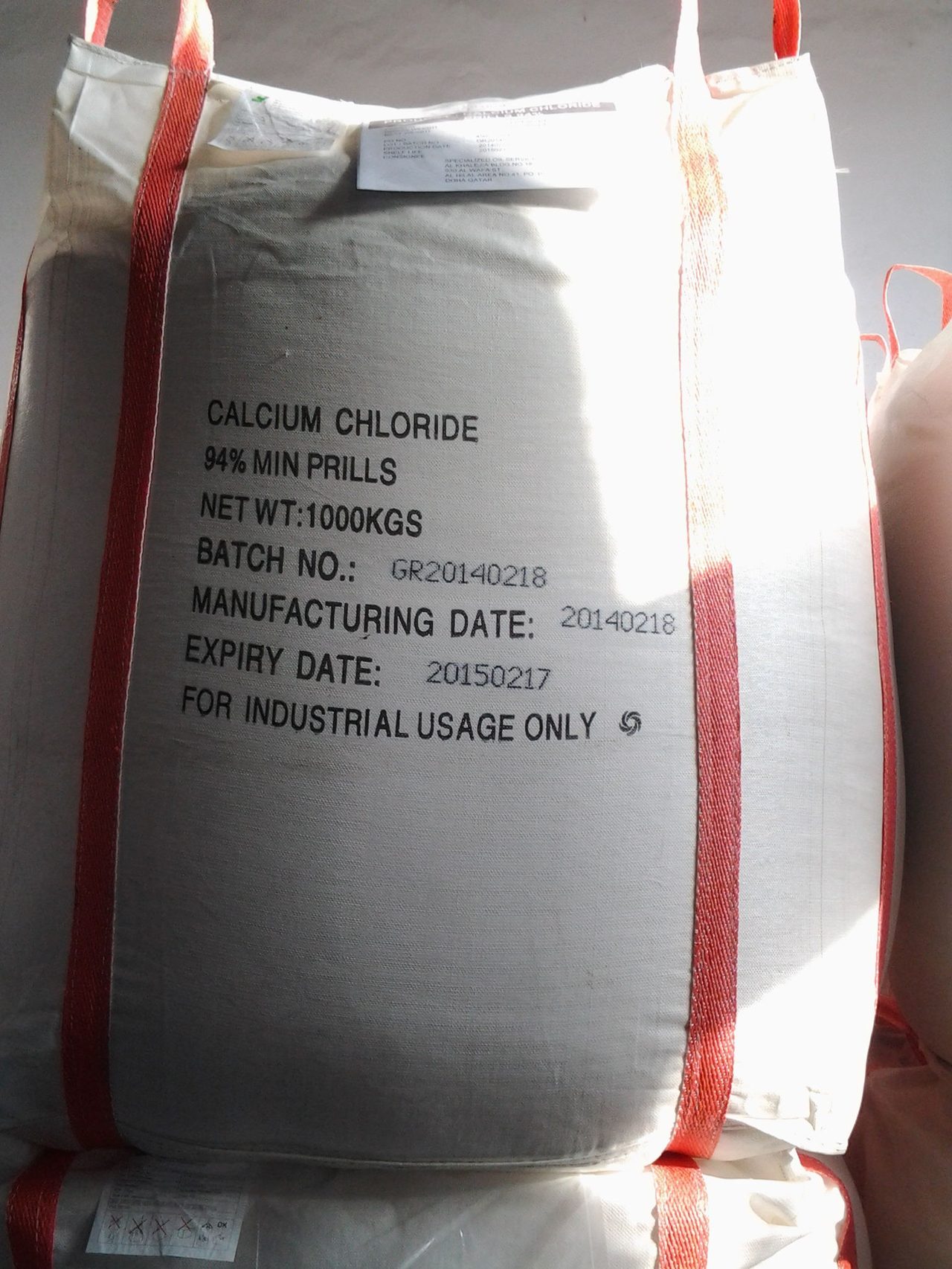 Large bag specification